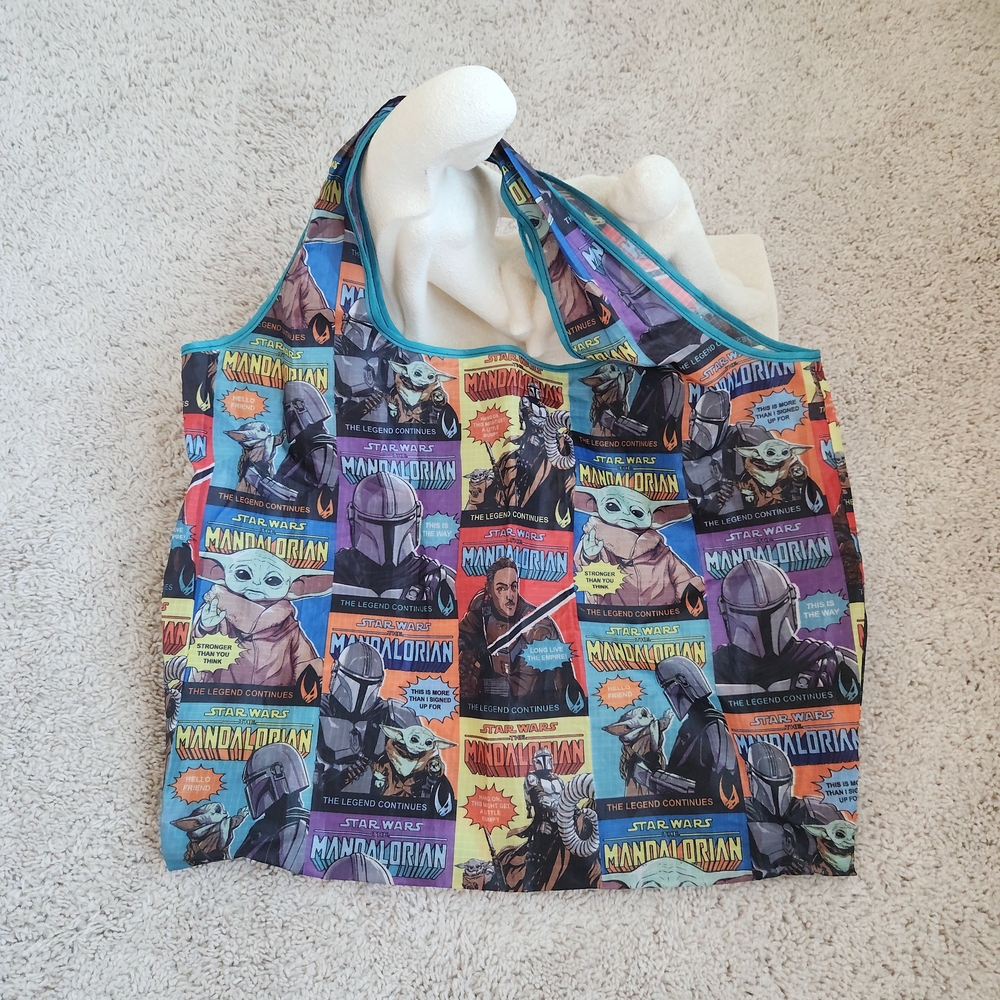 Star Wars Mandalorian Multi-Color Tote Bag